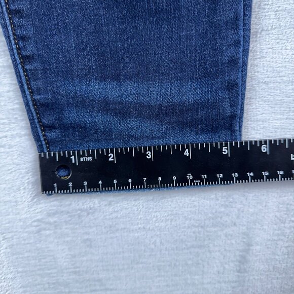 Judy Blue Skinny Jeans Relaxed Fit JB82102DK Stone Wash Womens Blue Size 3/26 - Picture 9 of 10